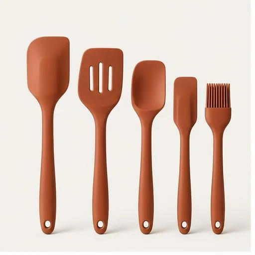 Kit Espátulas de Silicone 5 Peças