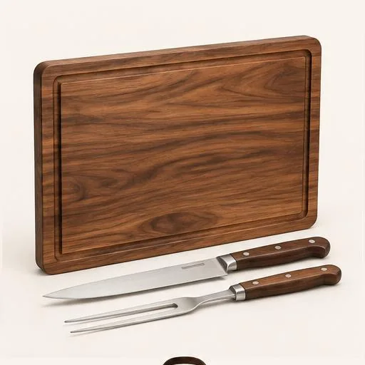 Kit Churrasco com Tábua 3 Peças