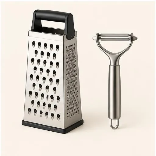 Kit Ralador e Descascador Inox